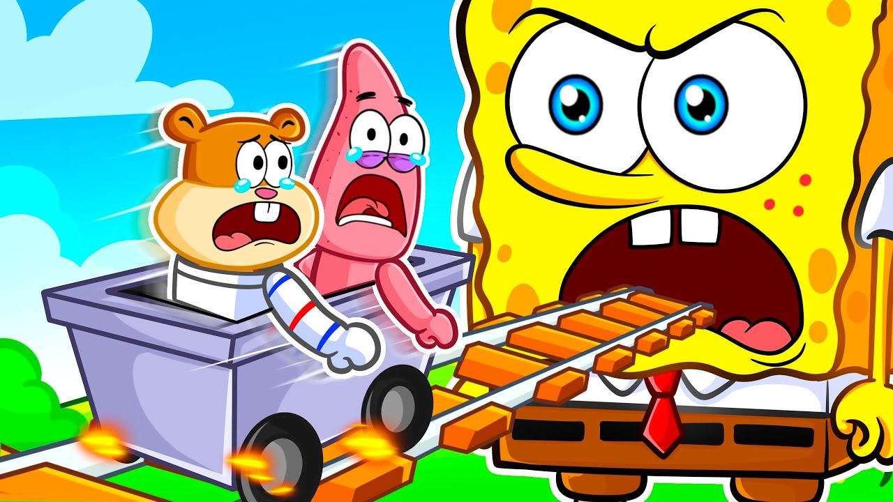 Roblox CART RIDE into SPONGEY
