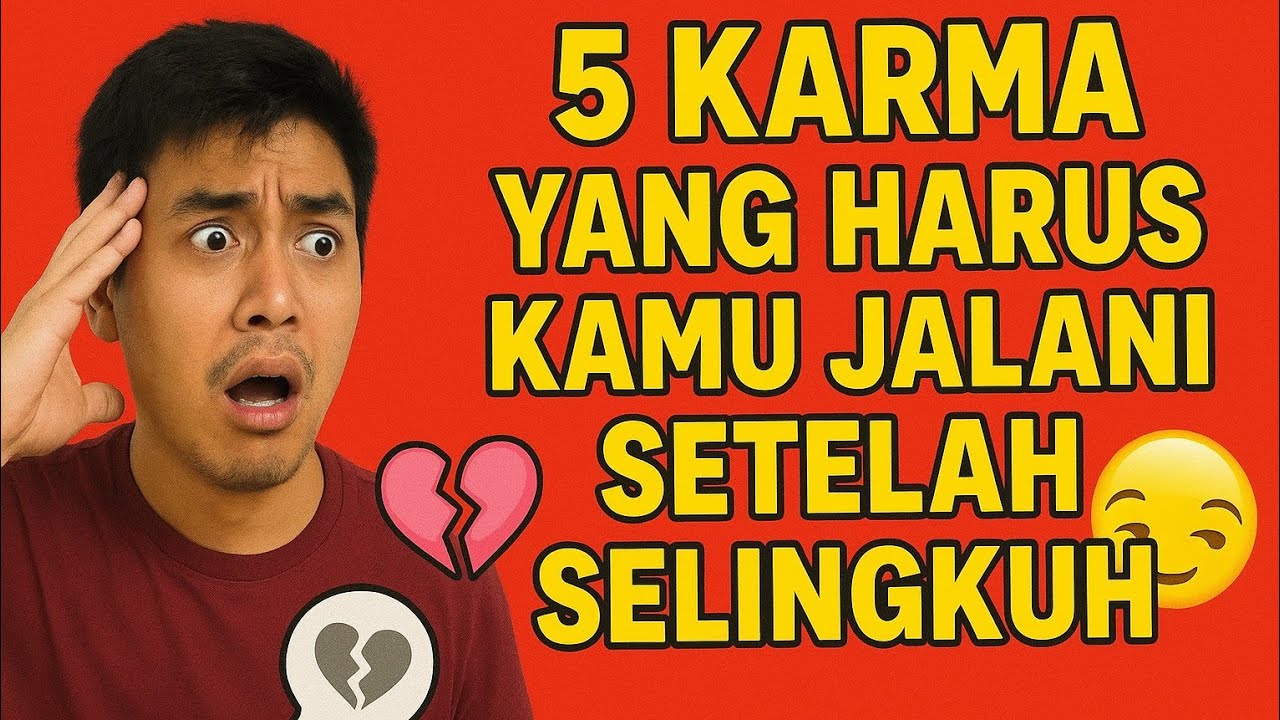 5 Karma Setelah Selingkuh: Dulu Main Hati, Sekarang Dimainin Takdir