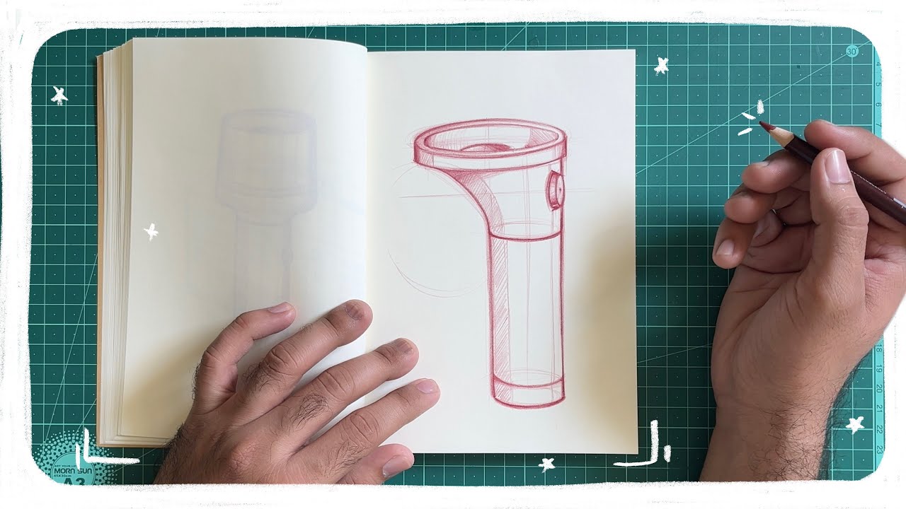 sketching torch made by mauricio sanin | sketch with me ✨