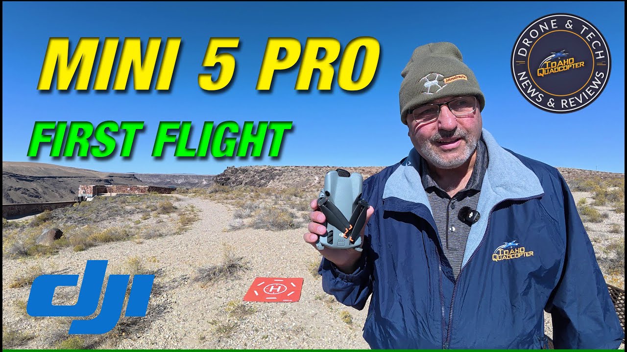 DJI Mini 5 Pro Plus — ПЕРВЫЙ ПОЛЁТ! Конечно же, над каньоном реки Снейк!
