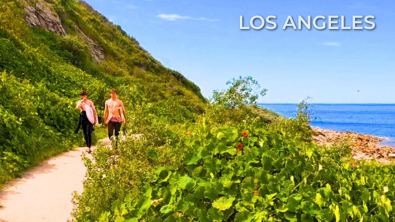 Relaxing 30 Minute Walk to RAT Beach | Malaga Trail, California 4K