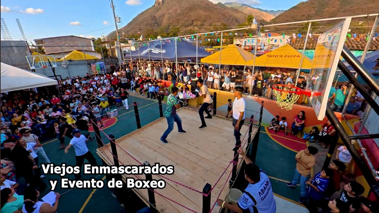 Boxeo Intenso En Las Fiestas de Cantón El Rosario En San Ignacio, Chalatenango 2026.