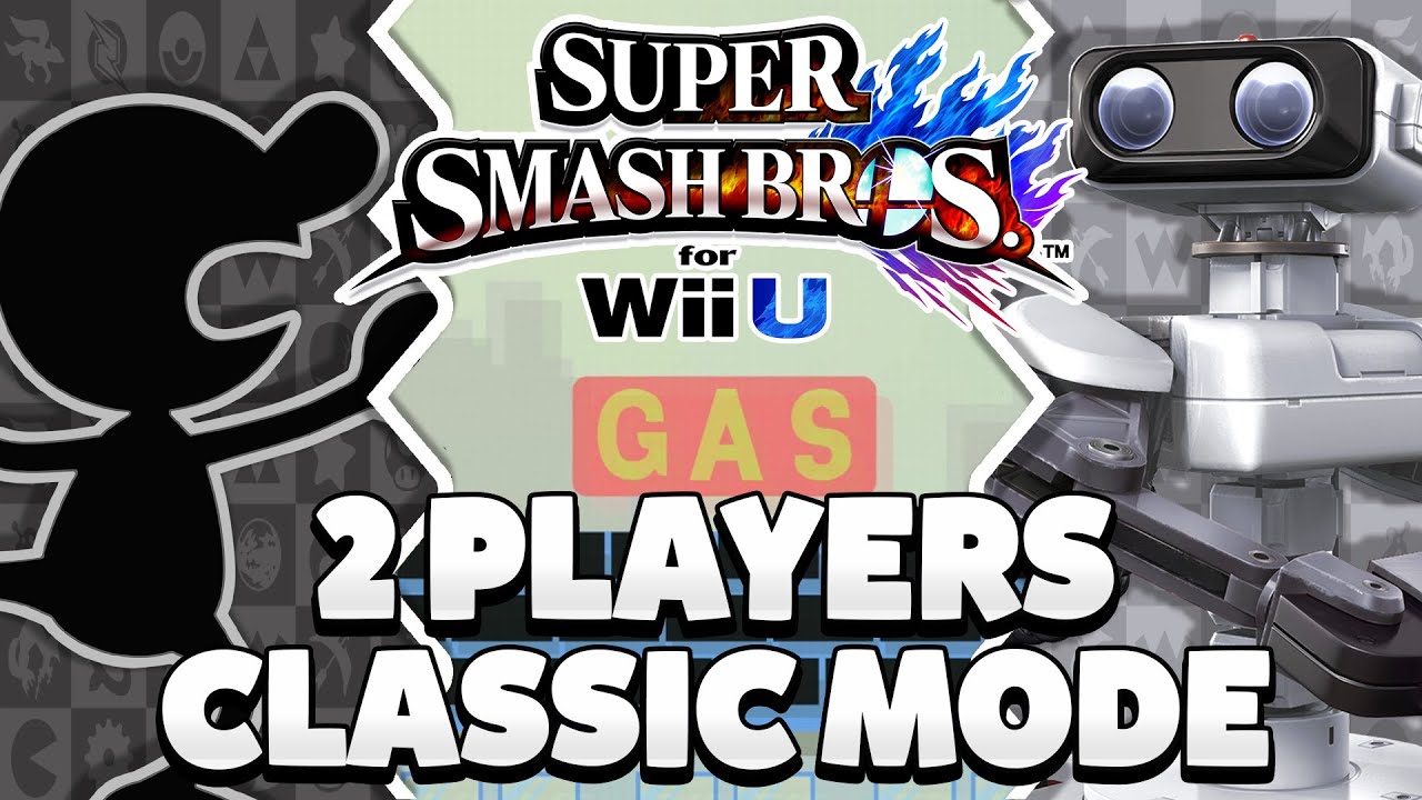 Super Smash Bros. Wii U - Mr Game & Watch & R O B Classic Mode [1080p HD]