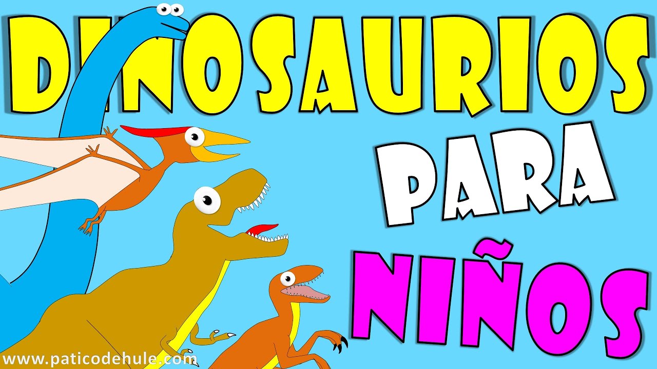 14 Dinosaurios para niños: nombres, colores y sonidos