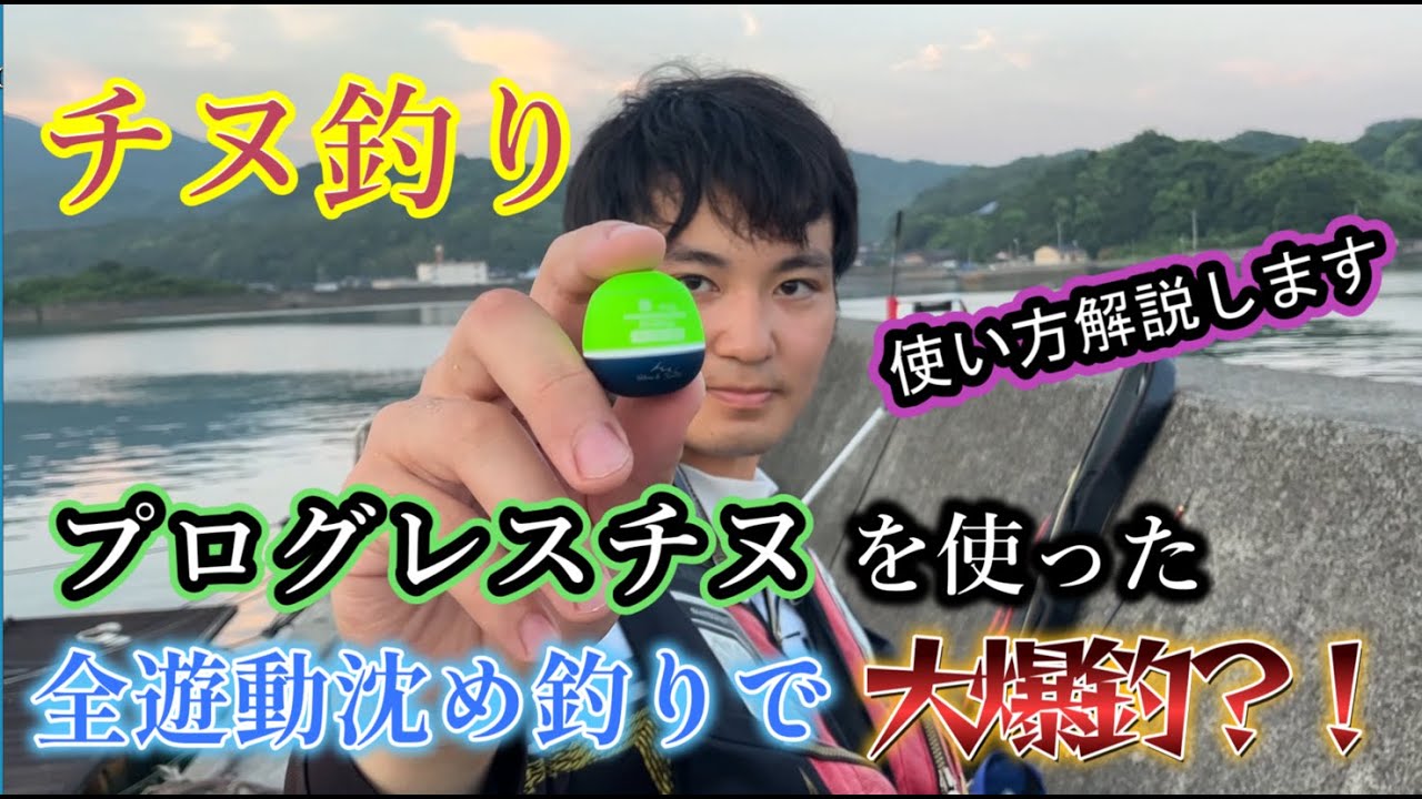 チヌ釣り初心者必見！プログレスチヌを使って【全遊動沈め釣り】初場所でも大爆釣？！