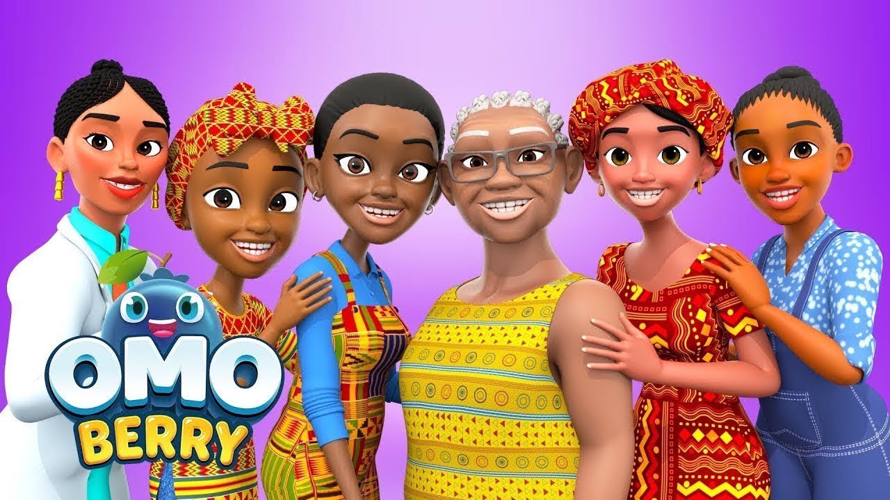 🦸🏾&zwj;♀️ Superhero Moms & Everyday Heroes Song | OmoBerry | Learning Videos For Kids + Kids Songs