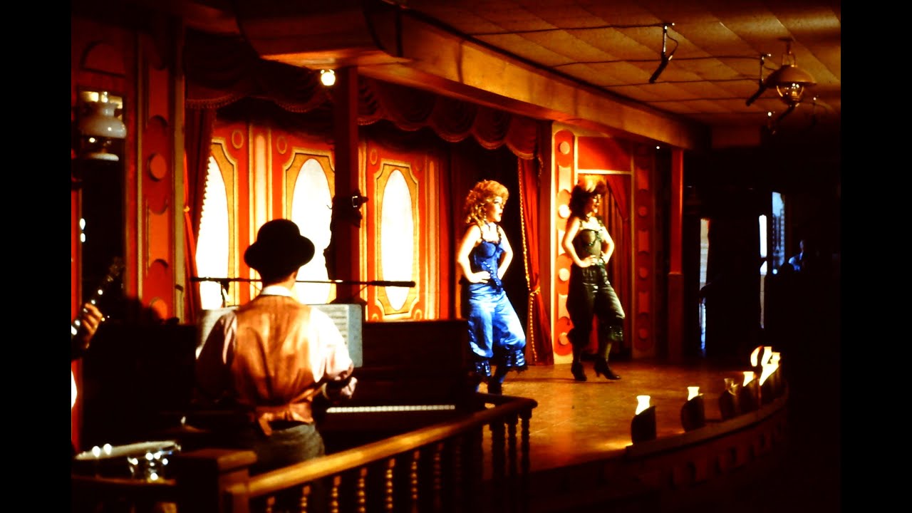 Old Tucson 1994 White Oaks gunfight and Red Dog Can Can show