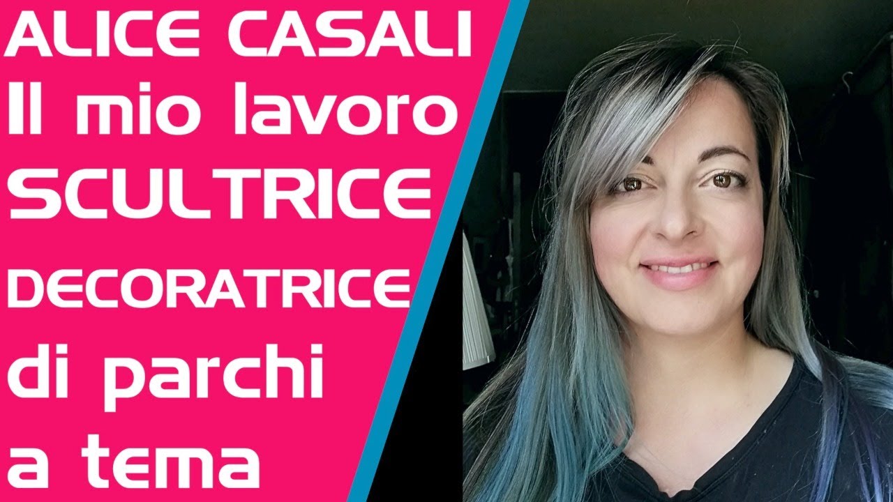 Alice Casali - l mio lavoro di SCULTRICE e DECORATRICE di parchi a tema - PARKS INSIDE LIVE 🔴