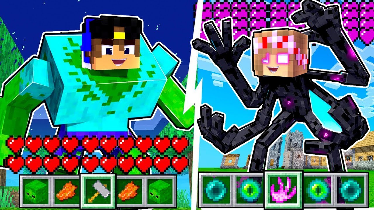 Minecraft lekin  JONZODLAR va SUPER BOSSLARGA aylnib Qanday o'ynash kerak Minecraftda Trolling Tuzoq