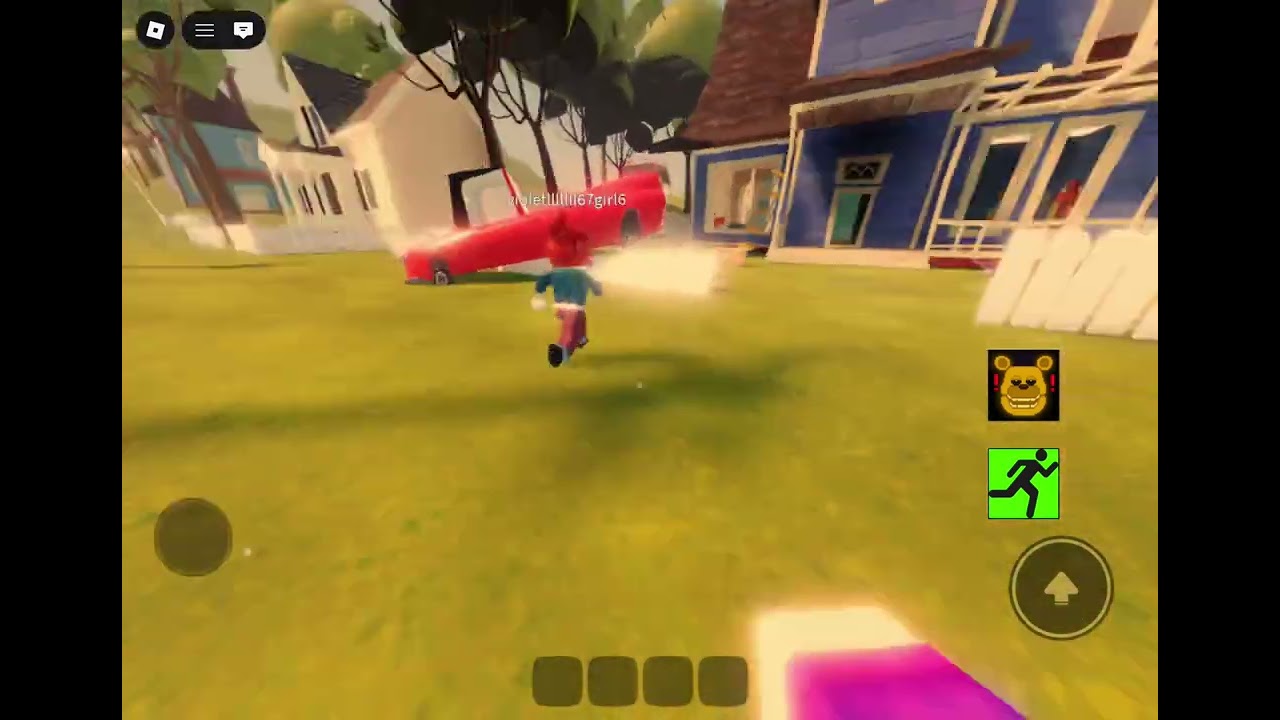 Attempting to troll people in run from fast fredbear