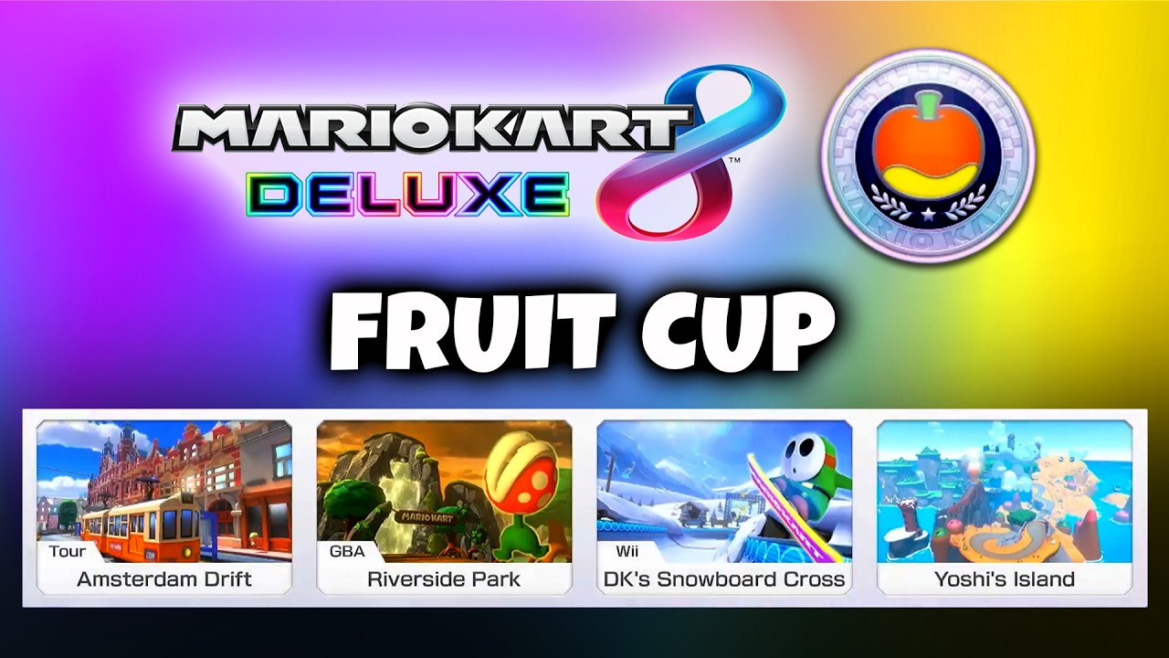 🔴 LIVE! 065 PLAYING MARIO KART 8 DELUXE - FRUIT CUP BOOSTER COURSE PASS  (NINTENDO SWITCH)