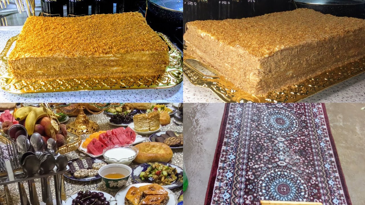 Тарзи пухтани ТОРТИ МЕДОВЫЙ😋Колин шуви Дутарчонм 😘