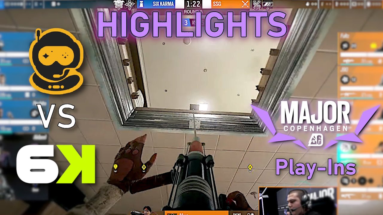 GREAT GAME! Spacestation vs Six Karma - HIGHLIGHTS - Play-Ins - Copenhagen Major 2023 - R6 Esport