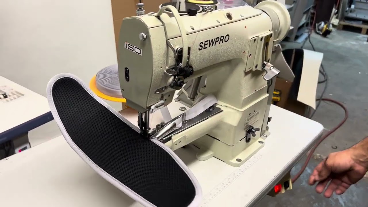SEWPRO 335VB CYLINDER BED SYNCHRONIZED BINDING SEWING MACHINE.