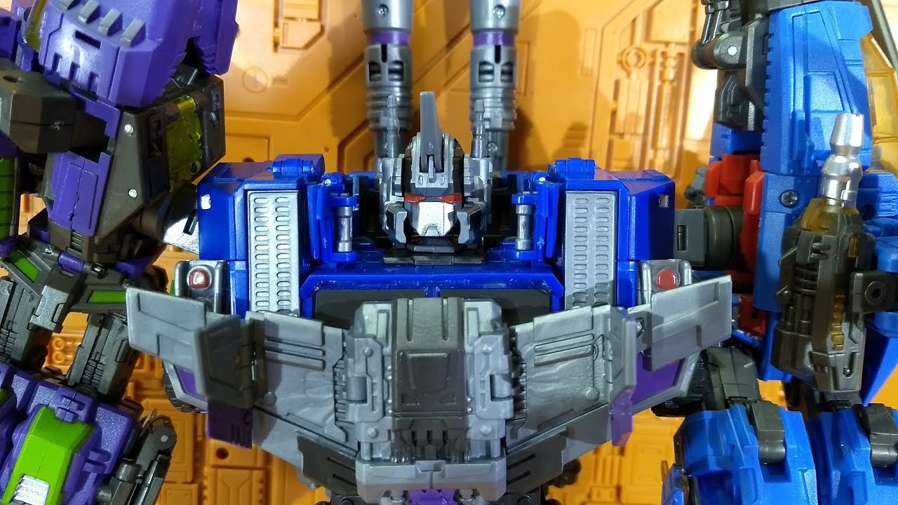 Review Transformers Onslaught KO Machine Boy Bruticus Warbotron Javitron Español