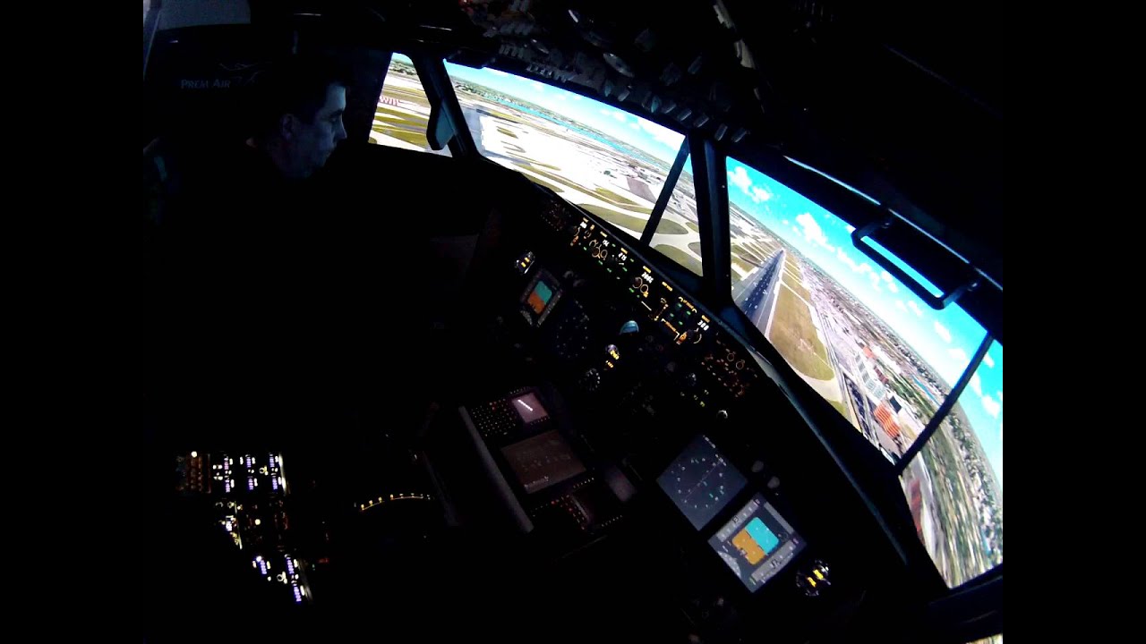 Boeing 737 800 N repülögép szimulátoros vezetés !  2 rész