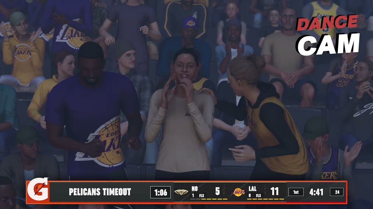 NBA 2K25 Gameplay: New Orleans Pelicans vs Los Angeles Lakers - (Xbox Series X) [4K60FPS]