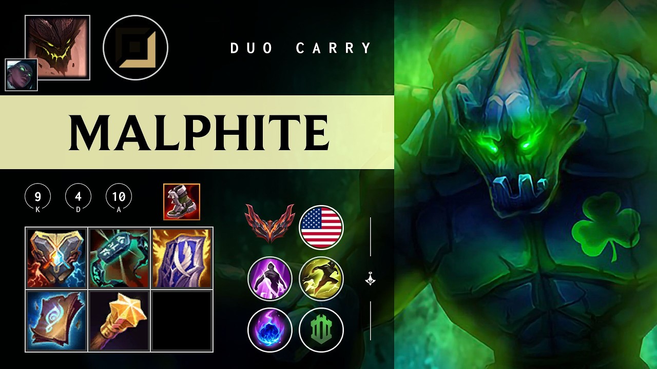 Malphite Carry vs Kai'Sa - NA Grandmaster Patch 26.05