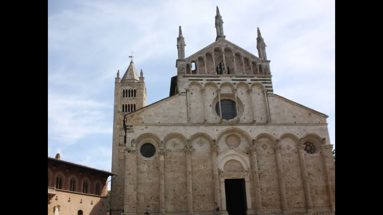 Storie di san Cerbone dall'Arca di Goro di Gregorio  e dalla facciata del  Duomo di Massa Marittima