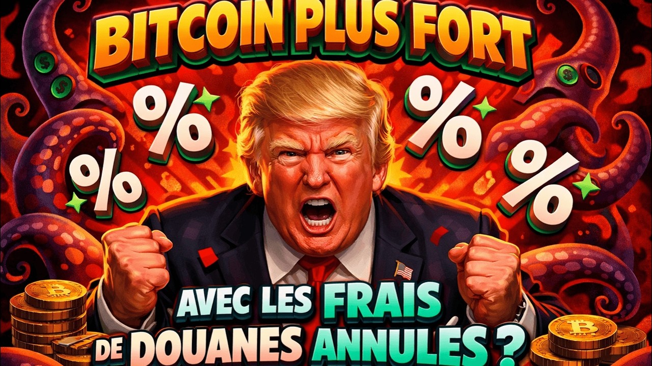 💥 Bitcoin plus fort avec les frais de douanes annulés ? LIVE ! 💥