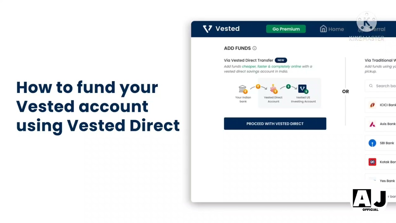 What is Vested Direct || How to add funds to your US investing account with Vested Direct || AJ