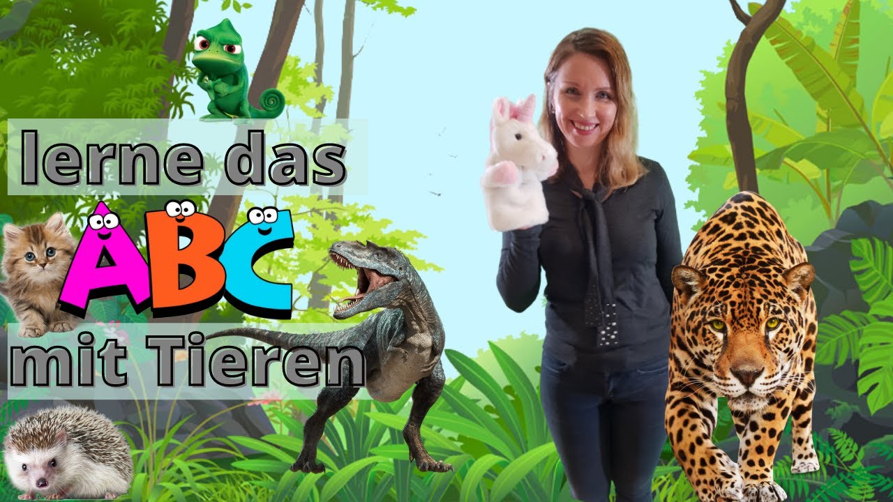 Das deutsche ABC lernen mit Tieren