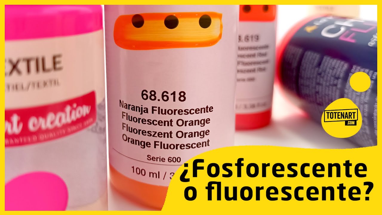 Fluorescente o Fosforescente: Diferencias | totenart.com