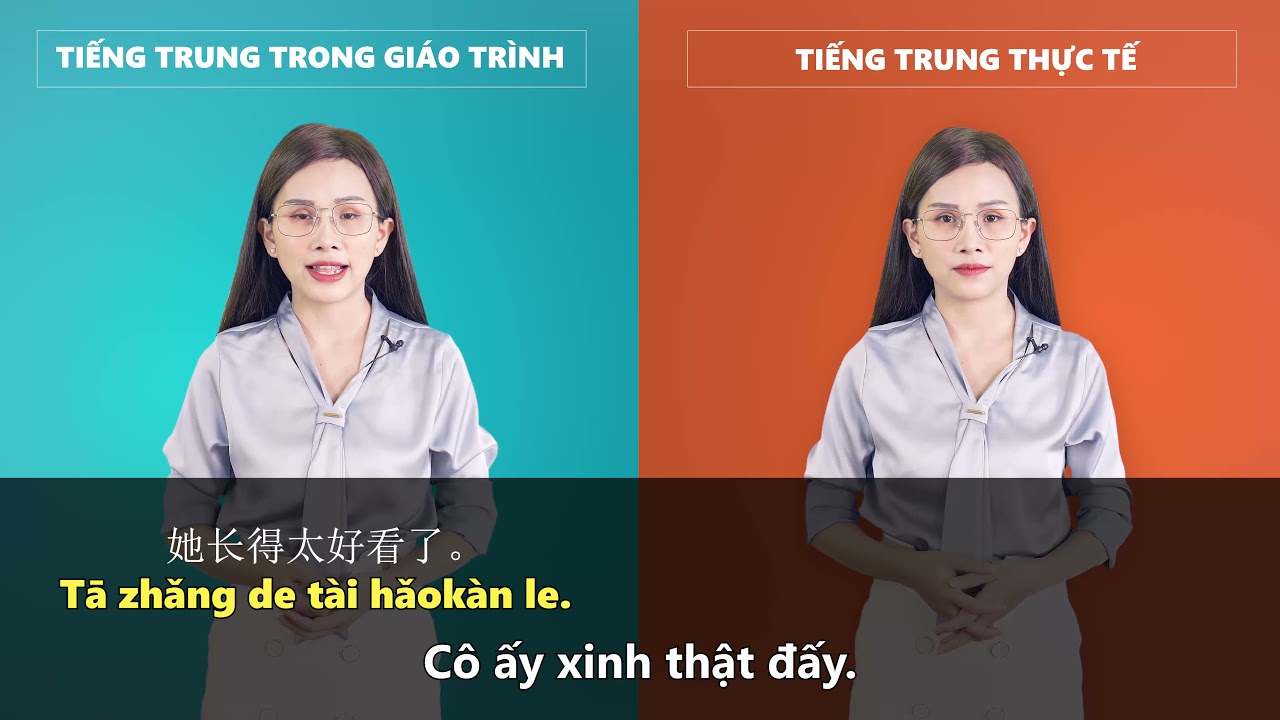 Tiếng Trung trong giáo trình và tiếng Trung thực tế