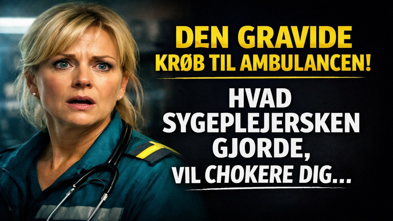 Den gravide los krøb hen til ambulancen. Hvad sygeplejersken gjorde, vil chokere dig...