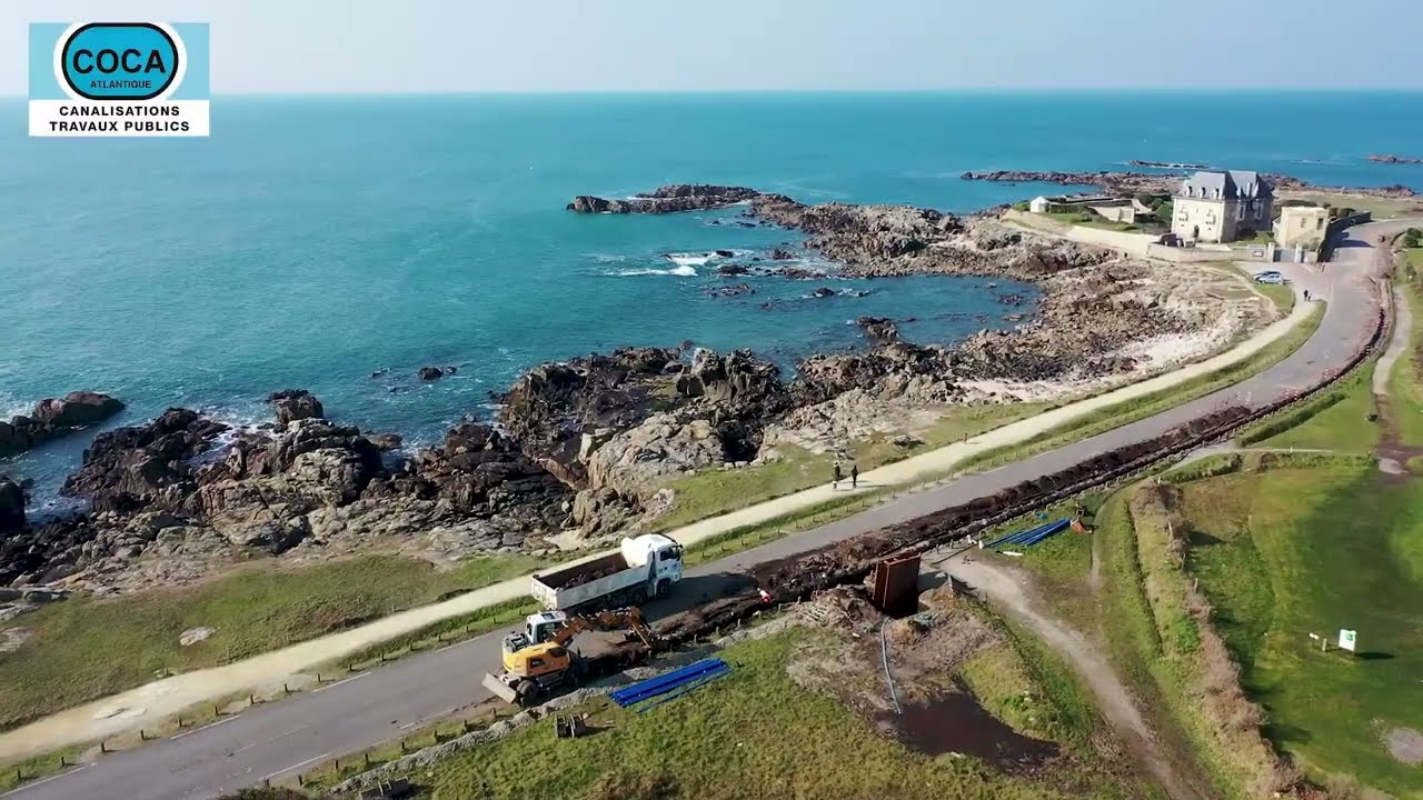 Le Croisic - Renouvellement des canalisations d'eaux potables par CocaAtlantique