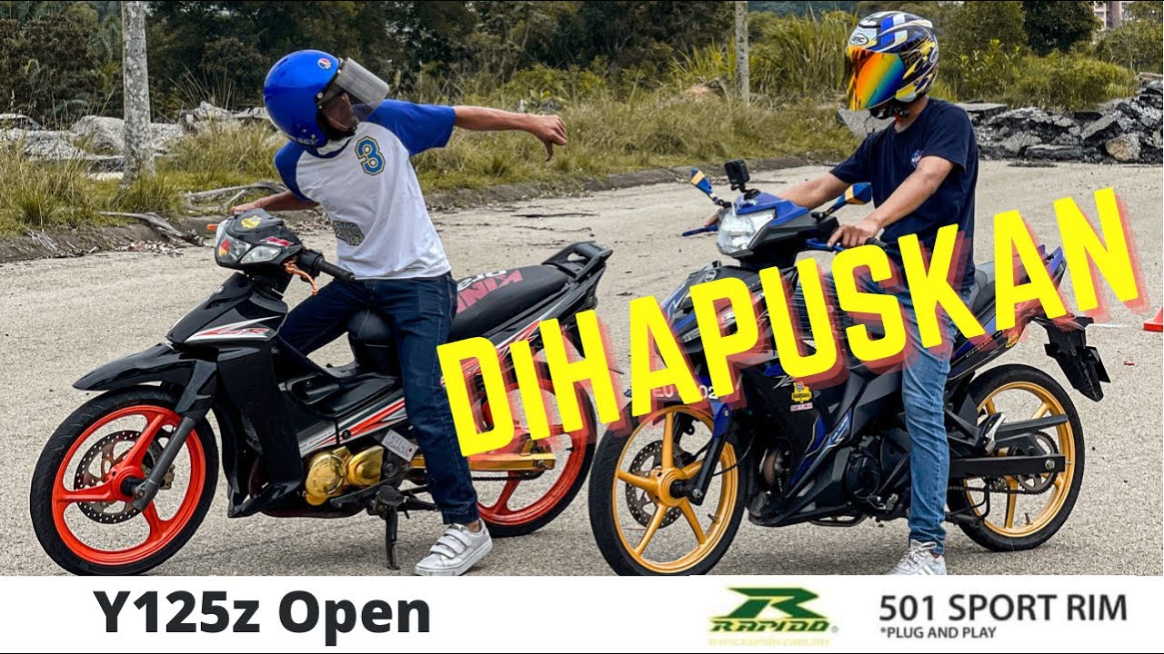 Y125Z HAPUSKAN VF3 Sombong ? | Y125z Open vs VF3 Sp522 Drag race |S2 Episode7