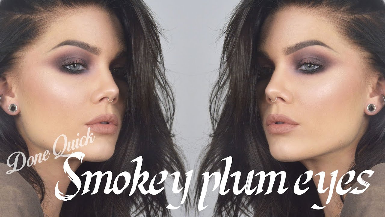 Done Quick: Smokey Plum Eyes | Linda Hallberg Tutorial