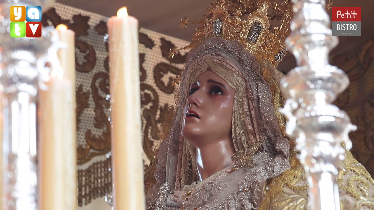 Salida de María Santísima de las Lágrimas Semana Santa Algeciras 2019 Lunes Santo