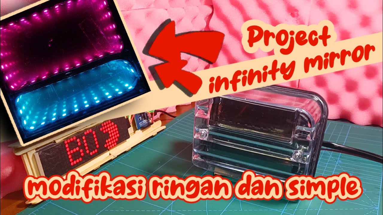 tutorial membuat stoplamp infinity mirror - modif stoplamp gl 100