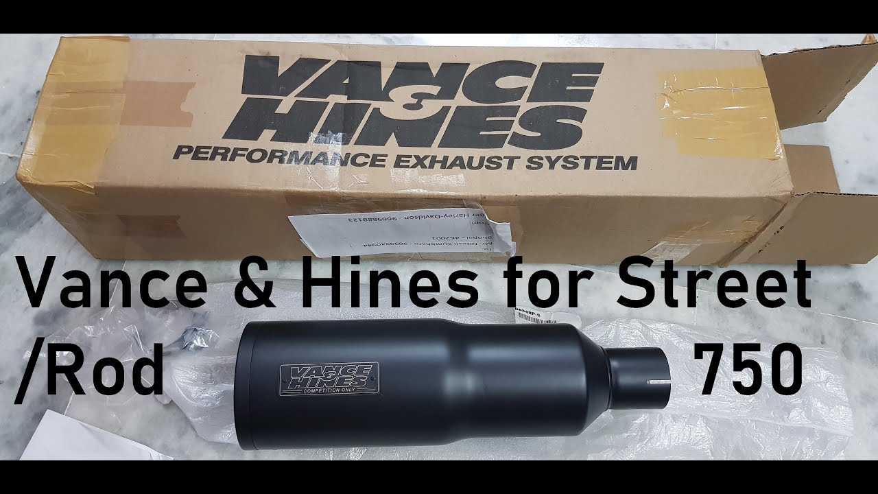 Vance & Hines Installation in Harley Davidson street 750! Vance & Hines exhaust sound for Street 750