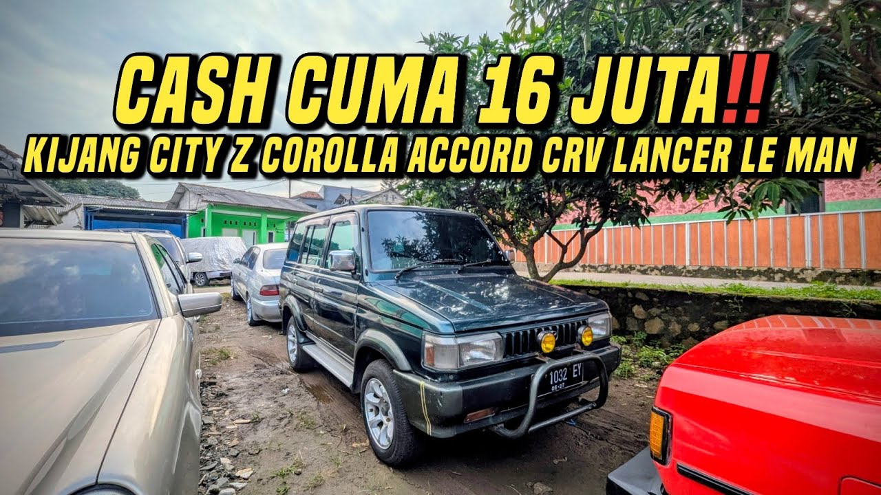 Paman Rucas jual mobil bekas satset cuma 15 jutaan murah banget nih