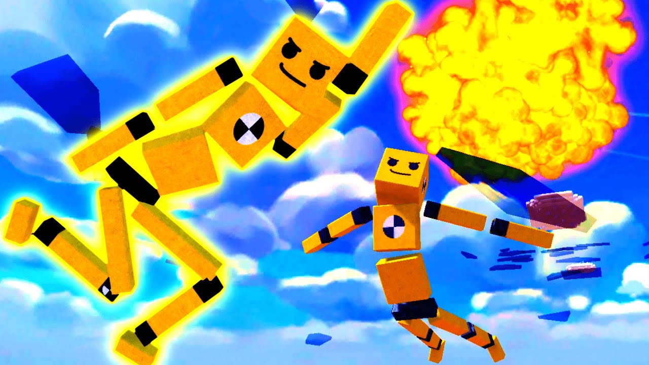 Рэгдоллы играют с сильными фанатами - Fun with Ragdolls