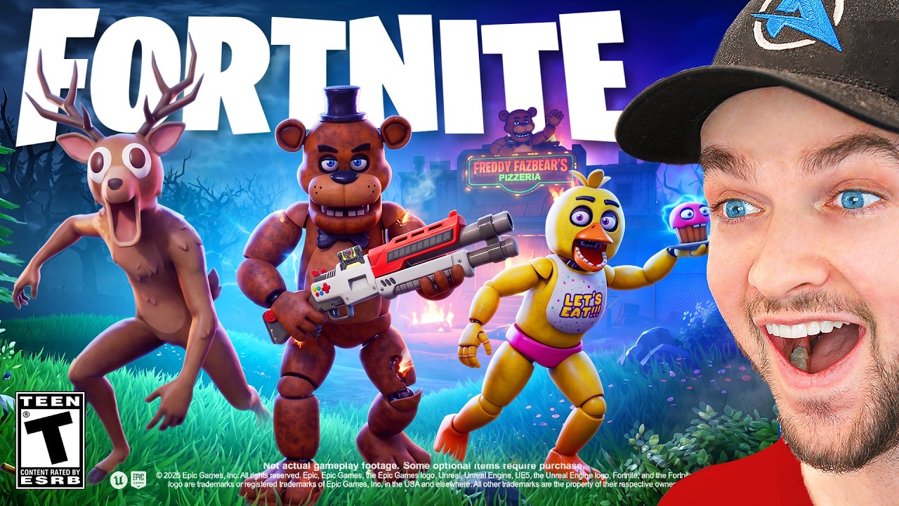 УТЕЧКА Fortnite x Five Nights At Freddy&rsquo;s!