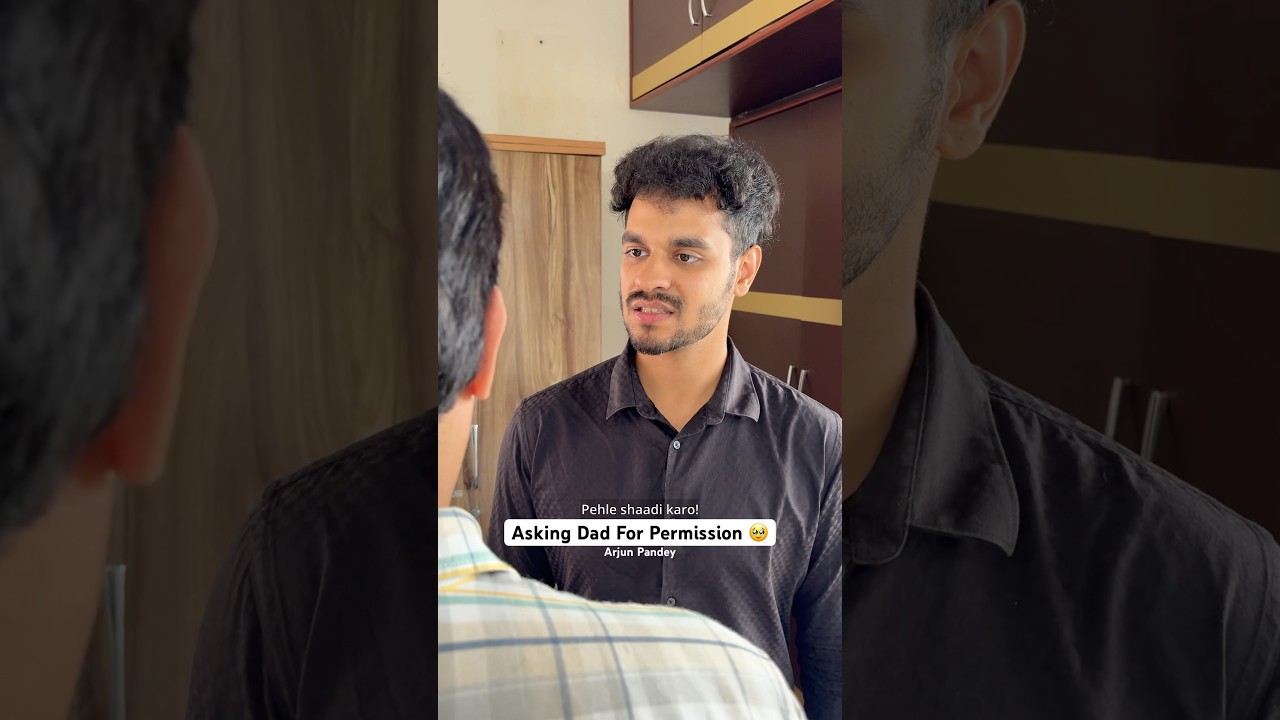 Legends say he is still trying to get permission ✨🥹 #arjunpandey #fathersday #family #comedy #viral