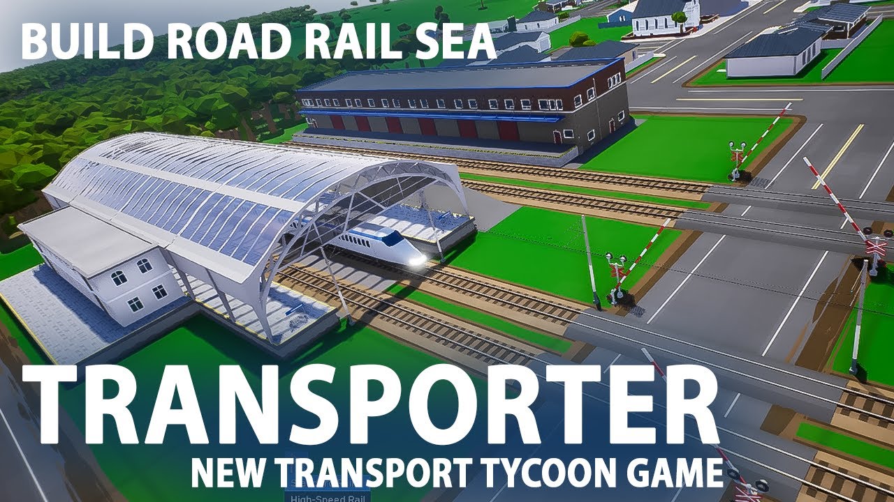 Transporter First Look - A BRAND NEW logistics tycoon game . Trucks, buses, trains, & boats