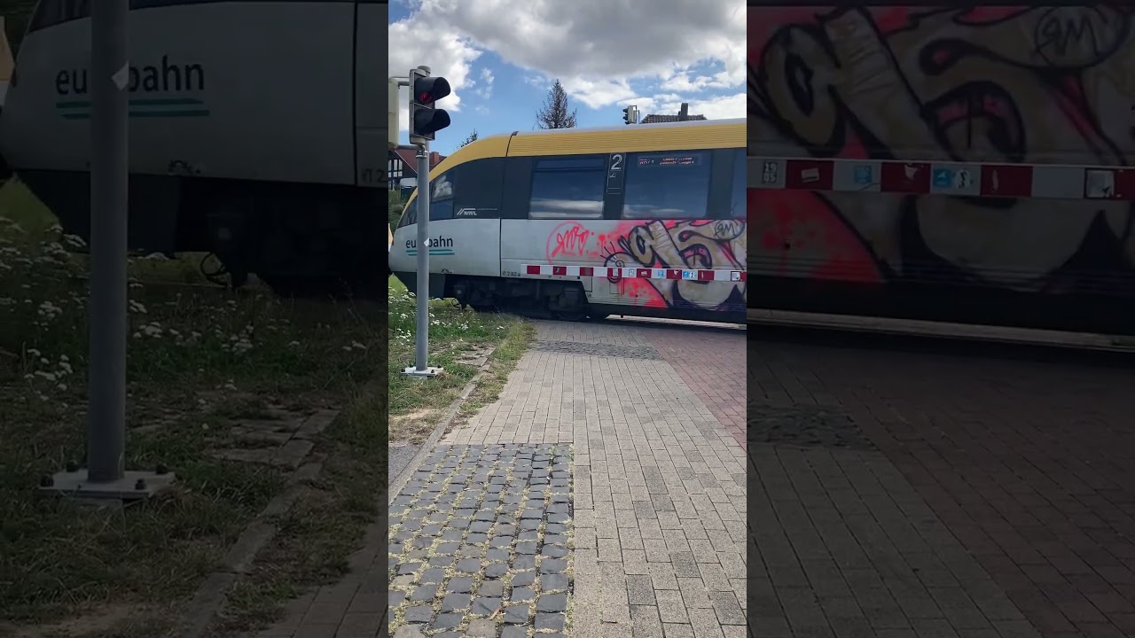 Eurobahn mit Grafitti