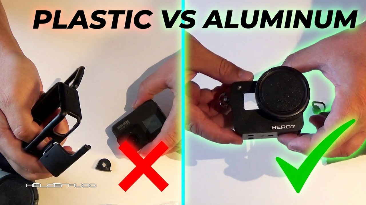 Case de alumínio para GoPro Hero 7