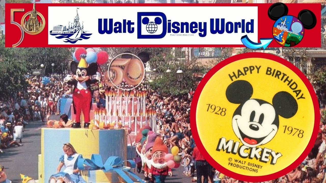 50 Years of WDW:  MICKEY'S 50TH  BIRTHDAY PARADE 1978  Audio Tribute