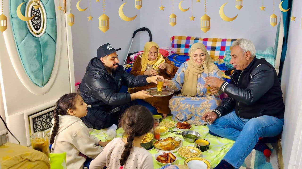 صلحتهم وفي بيتهم جمعتهم اول يوم رمضان🌙 رد فعل حماتي غير متوقع🙈