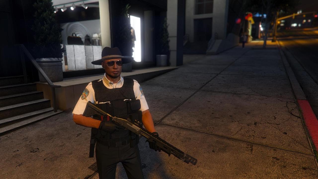 GTA V Online Showcasing Law-enforcement Police Outfits 2025