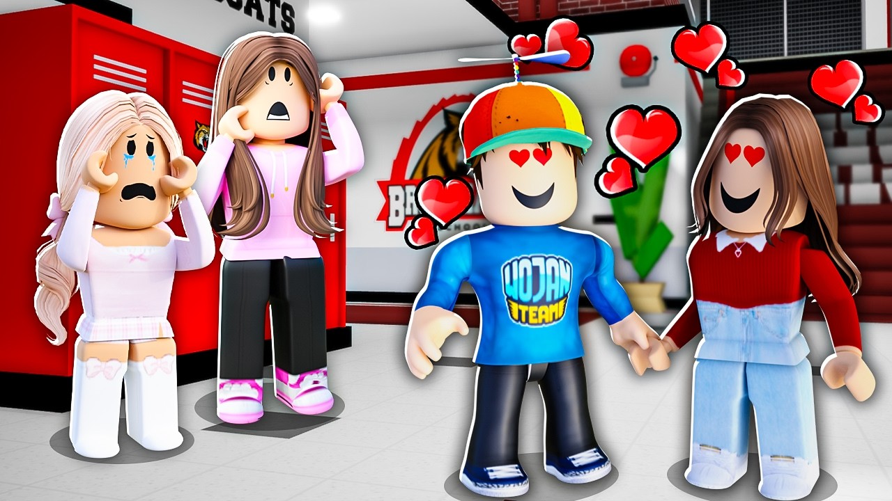 TEODOR ZDRADZIŁ NELE W SZKOLE w BROOKHAVEN RP... 😭💔 (Historyjka Roblox)