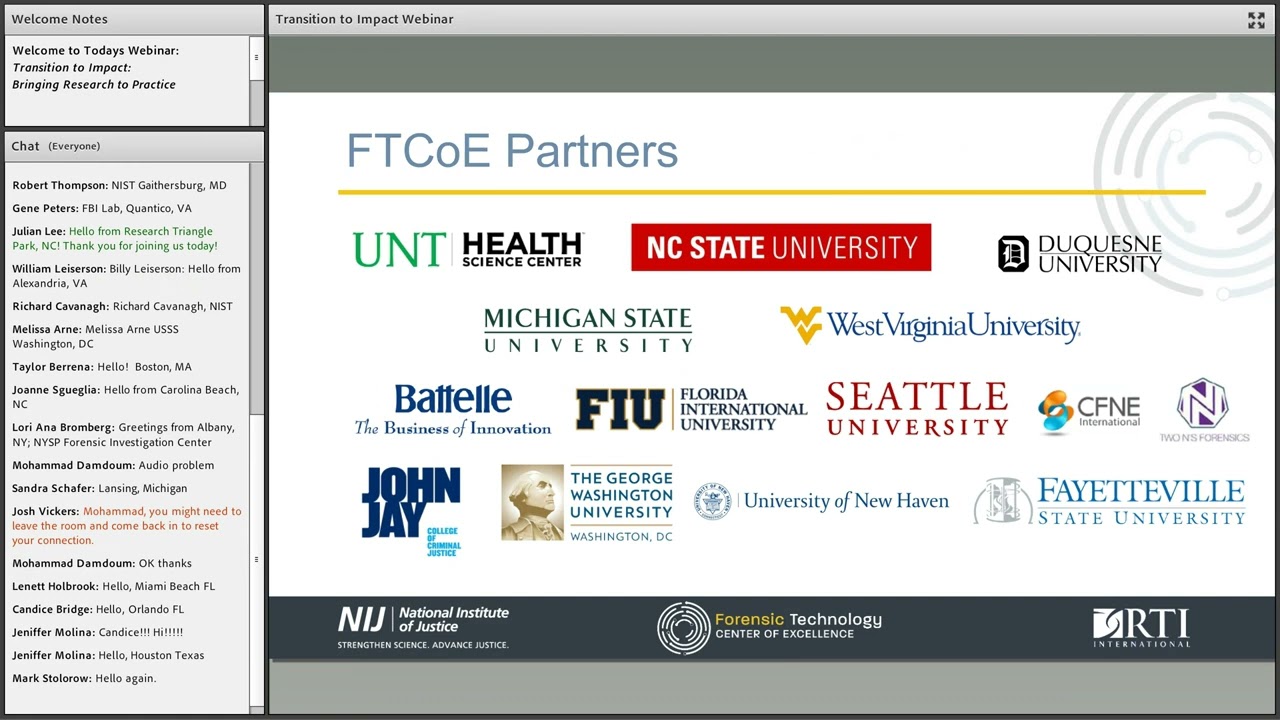 Transition to Impact: Bringing Research to Practice