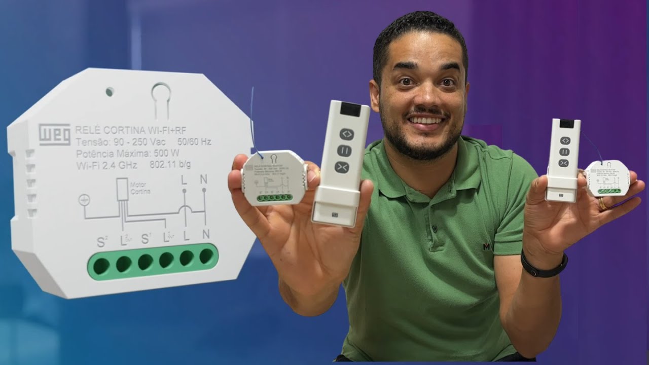 Como Controlar ,suas Persianas e Cortinas, com o Módulo WEG Home, pela Alexa e Google Home.