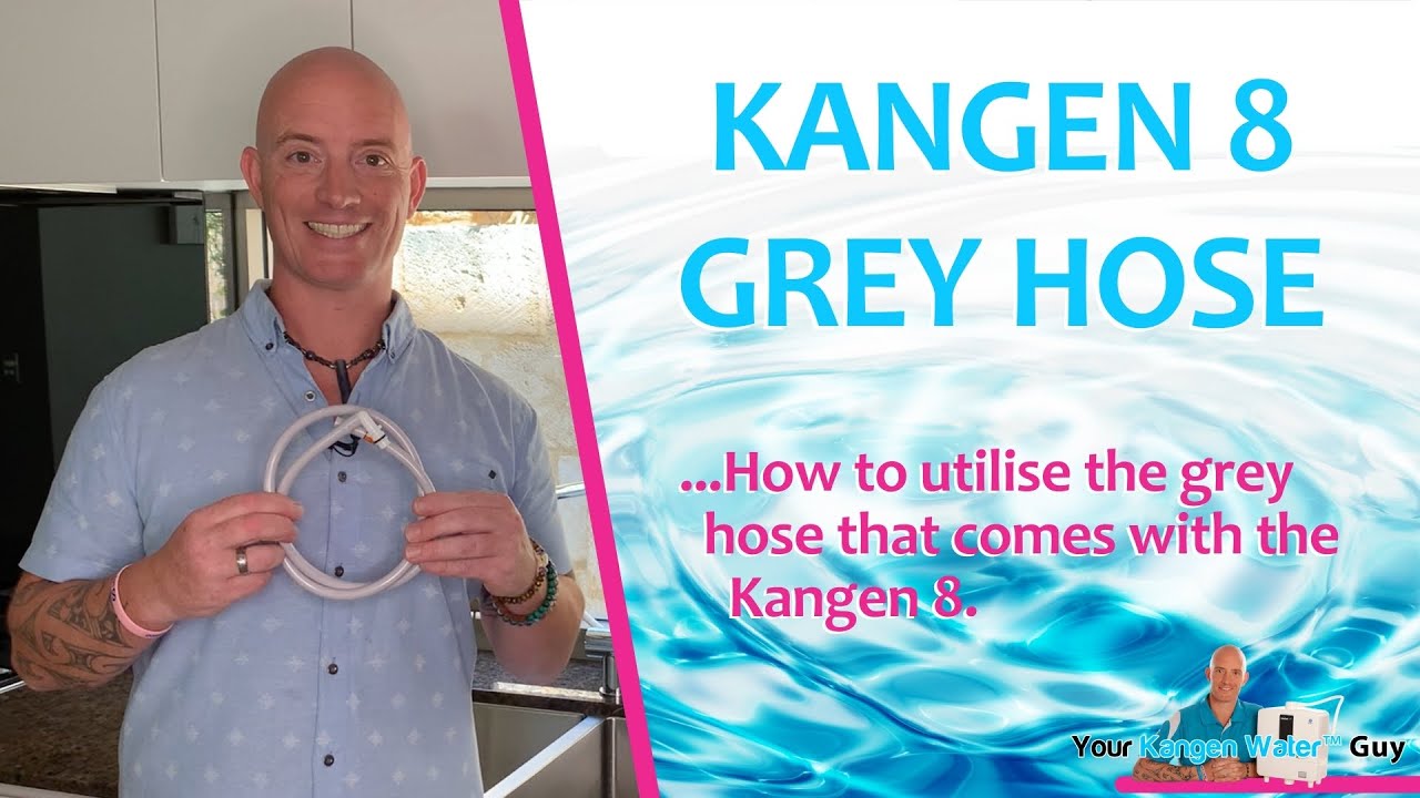 Utilising The Kangen 8 Ionizer Grey Run Off Pipe