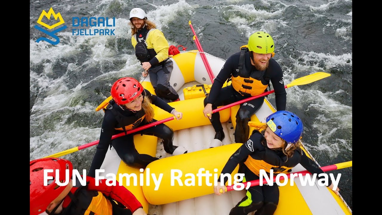 Familierafting - Superg&oslash;y for hele familien!